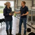 NVWA fokkers inspectie waarbij de huisvesting en verzorging van dieren worden beoordeeld