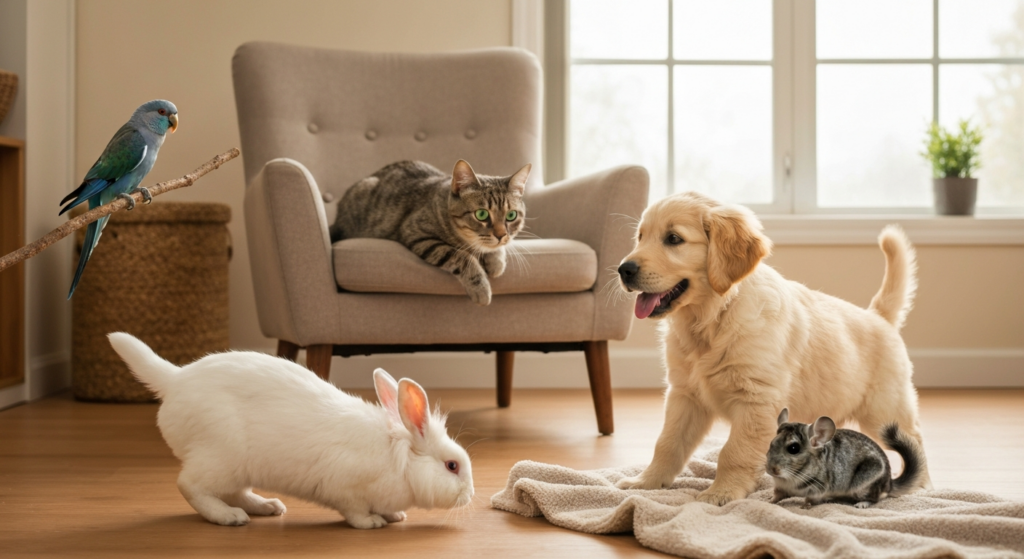 welke dieren als huisdier